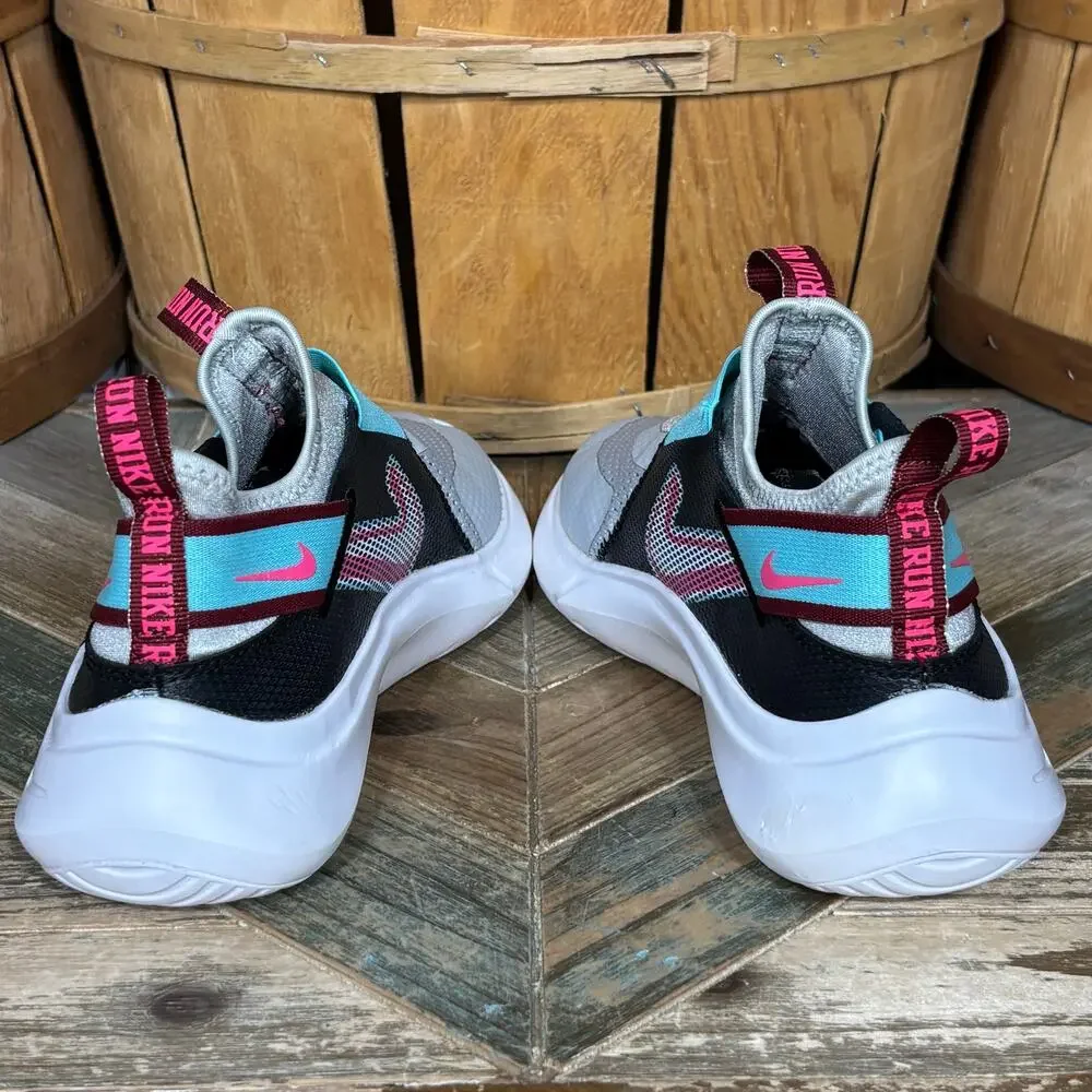 Nike Flex Plus SE Grey Fog Black Turquoise White DD1145-001 Sneaker Youth Size 6